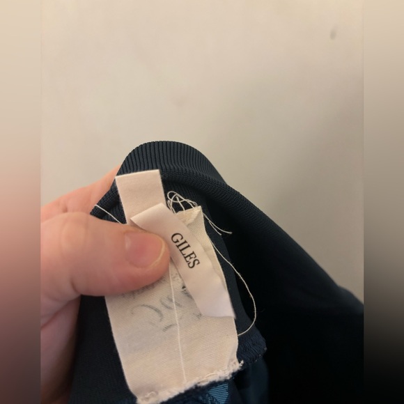 Cinq A Sept Giles High Waist Satin Jogger Pant Womens M Blue Camo Cargo Pocket - Picture 4 of 10